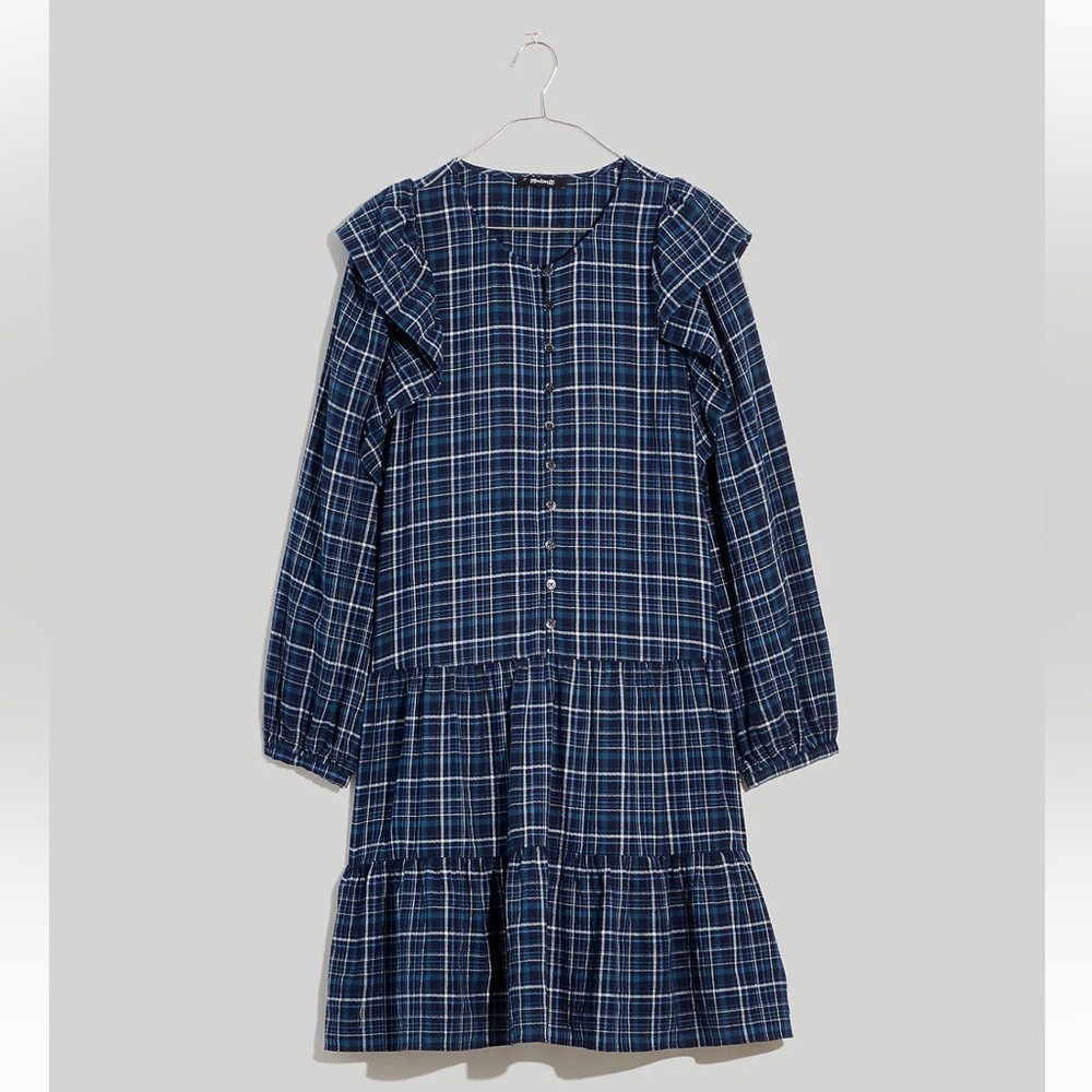 Madewell Ruffle-Trimmed Mini Dress - Picture 5 of 5